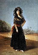 Francisco de Goya Portrait of the Duchess of Alba. Alternately known as The Black Duchess painting